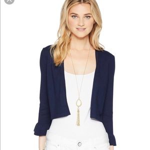Lilly Pulitzer navy cardigan